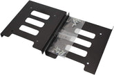 Adaptador de disco duro de 2.5 a 3.5, soporte de montaje metalico SNANSHI SSD, adaptador de 2.5 a 3.5 para PC SSD (paquete de 2)